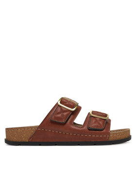 Scholl Šľapky Scholl Bora 2 Straps MF32081 Hnedá