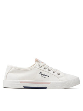 Pepe Jeans Кросівки Pepe Jeans Brady Girl Basic PGS30543 Білий