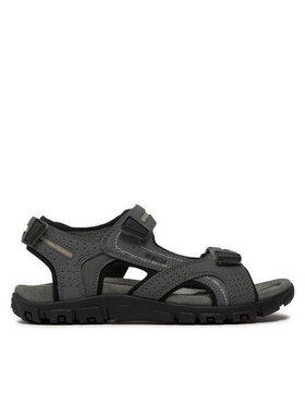 Geox Sandály Geox U S.Strada D U8224D 0BC50 C9014 Šedá