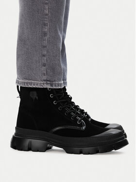 KARL LAGERFELD Ghete KARL LAGERFELD Trekka Mens Nft KL25252 Negru