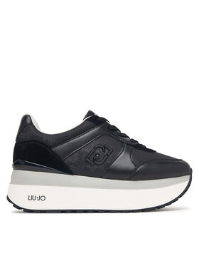 Liu Jo Sneakersy Liu Jo Maxi Wonder Plus 02 Bis BF6011 PX902 Czarny