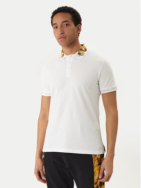 Versace Jeans Couture Versace Jeans Couture Поло 80GAGT12 CJ01T Білий Slim Fit