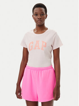 Gap Gap Camiseta 729555-01 Rosa Regular Fit