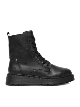 Rieker Šnurovacia obuv Rieker CEO-70401-00 Čierna