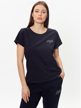 Tommy Hilfiger Tommy Hilfiger T-Shirt UW0UW04525 Dunkelblau Relaxed Fit