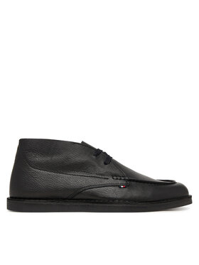 Tommy Hilfiger Cipele Tommy Hilfiger Hilfiger Stitchdown Tbl Lth Chuk FM0FM05743 Crna