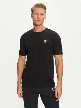 EA7 Emporio Armani EA7 Emporio Armani T-shirt 8NPT16 PJRGZ 1200 Crna Regular Fit