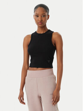 Guess Guess Топ Edie V3GP19 K8RT2 Чорний Slim Fit