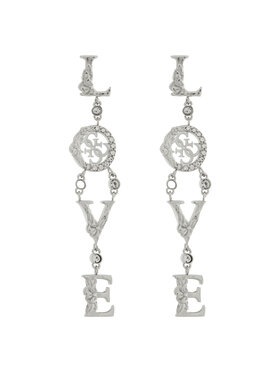 Guess Náušnice Guess JUBE05 030JW Strieborná
