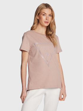 Guess Guess Футболка Adele V2YI07 K8HM0 Рожевий Regular Fit