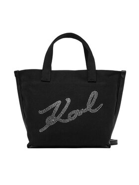 KARL LAGERFELD Kabelka KARL LAGERFELD B1W50027 Čierna