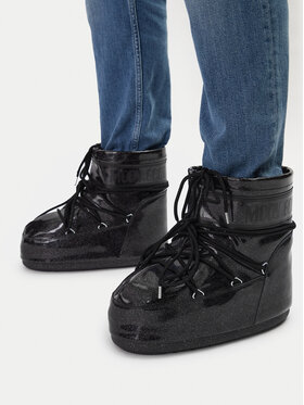 Moon Boot Снігоходи Moon Boot Icon Low Glitter 80D1409440 Чорний
