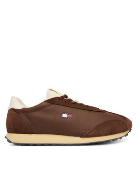 Tommy Jeans Αθλητικά Tommy Jeans Tjm Retro Runner Archive Mix Mat EM0EM01763 Καφέ