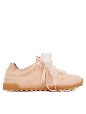 Calvin Klein Sneakers Calvin Klein Low Profile Run Mg Sue Db Laces HW0HW03150 Roz deschis