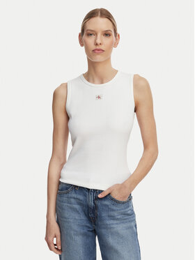 Calvin Klein Jeans Calvin Klein Jeans Top LV047F246G Blanco Slim Fit