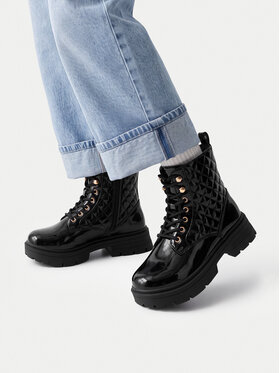 DeeZee Botines planos DeeZee CEO-CM231124-18 Negro