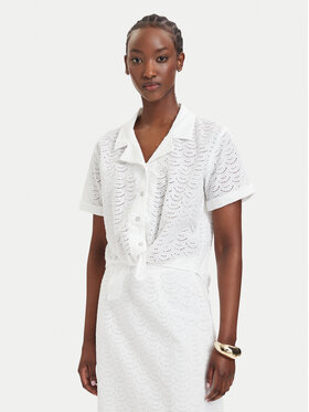 Guess Guess Сорочка W6GH48 W1881 Білий Classic Fit