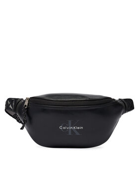 Calvin Klein Ľadvinka Calvin Klein Bold Logo Webbing Waistbag LV04D3630G Čierna