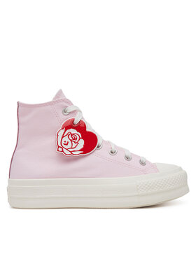Converse Кеди Converse Chuck Taylor All Star Lift Platform Hearts A13652C Рожевий