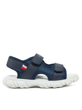 Tommy Hilfiger Sandali Tommy Hilfiger Velcro Sandal T1B2-33898-1591 S Blu scuro