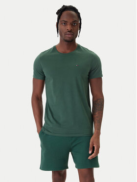Tommy Jeans Tommy Jeans Majica DM0DM04411 Zelena Slim Fit