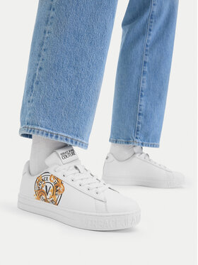 Versace Jeans Couture Снікерcи Versace Jeans Couture 80VA3SK3 ZPB73 3 Білий
