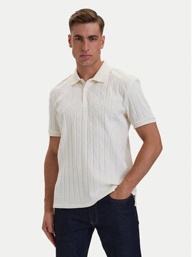 Calvin Klein Calvin Klein Polo LV04LE203G Crema Regular Fit