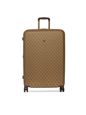 Guess Велика валіза Guess Latona Travel TWHK92 11988 Темно-бежевий