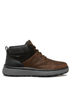 Geox Schnürschuhe Geox U Granito + Grip B A U46FZA 0FF22 C6009 Braun