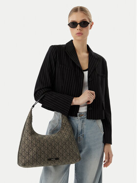 Calvin Klein Ročna torba Calvin Klein Emblem Jacquard LV04F3635G Khaki