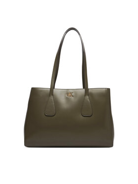 Calvin Klein Ročna torba Calvin Klein Ck Medium Work Tote LV04F3442G Zelena