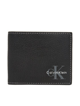 Calvin Klein Piniginė Calvin Klein Bold Pebble Billfold W/ Coin LV04D1270G Juoda