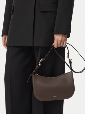 Furla Kabelka Furla Sara Small WB02138 BX3158 3244S Tmavo hnedá