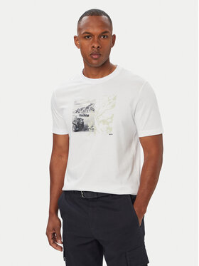 BOSS BOSS Camiseta Te Motors 50566627 Blanco Regular Fit