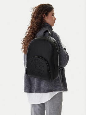 Rieker Damen Cityrucksack Überschlag Grau Ziersteppung