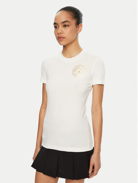 Versace Jeans Couture Versace Jeans Couture Футболка 78HAHT00 Білий Regular Fit