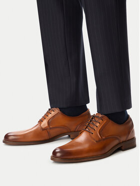Clarks Туфлі Clarks CraftRemi Lace 26186389 Коричневий