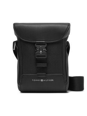 Tommy Hilfiger Ľadvinka Tommy Hilfiger Th Modern Flap Mini Reporter AM0AM13940 Čierna