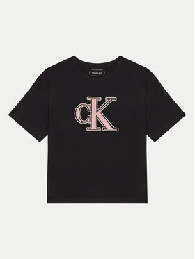 Calvin Klein Jeans Calvin Klein Jeans T-Shirt IG0IG02806 Μαύρο Boxy Fit