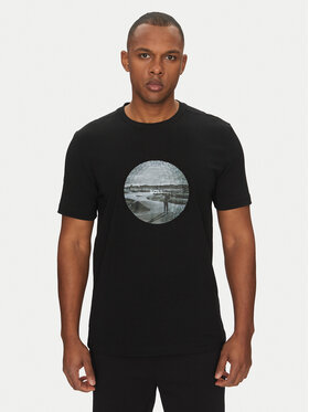 BOSS BOSS Футболка Graphic Heritage 50537847 Чорний Regular Fit