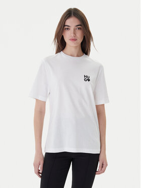 HUGO Hugo Футболка Dashire_4 50489198 Білий Regular Fit