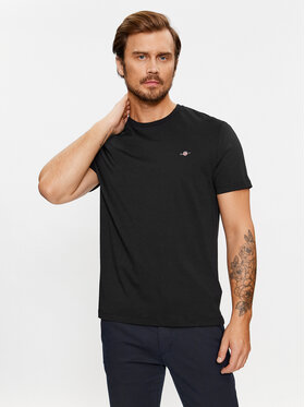 Gant Gant Camiseta Shield 2003184 Negro Regular Fit