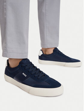 BOSS Sneakersy BOSS Aiden Tenn 50563847 Tmavomodrá