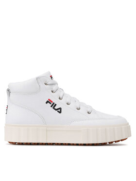 Fila Sneakersy Fila Sandblast Mid Wmn FFW0187.10004 Biela