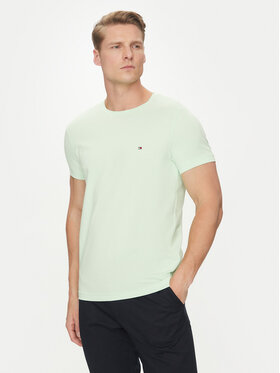 Tommy Hilfiger Tommy Hilfiger Majica MW0MW10800 Zelena Slim Fit