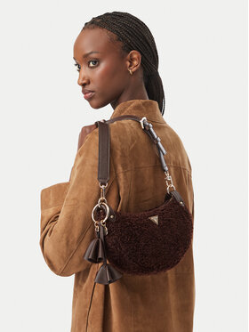 Guess Rankinė Guess Katie HWWG22 53180 Tamsiai ruda