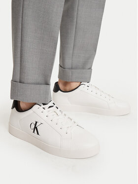 Calvin Klein Laisvalaikio batai Calvin Klein 3 Cupsole Derby Pu Smo HM0HM02458 Balta
