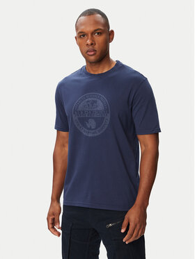 Napapijri Napapijri Camiseta S-Bollo SS 3 NP0A8BAF Azul marino Regular Fit