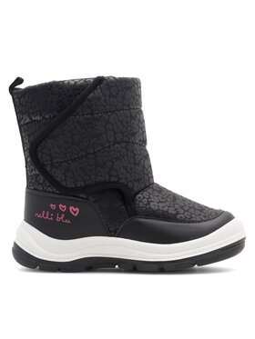 Nelli Blu Polokozačky Nelli Blu CM230224-2 Černá