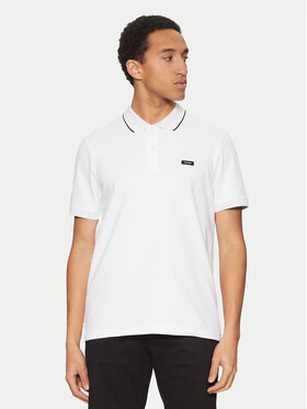 Calvin Klein Calvin Klein Polo K10K114141 Λευκό Regular Fit